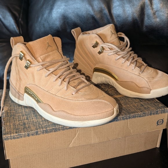 Air Jordan 12 Retro Vachetta Tan 7.5 Womens - Picture 3 of 11